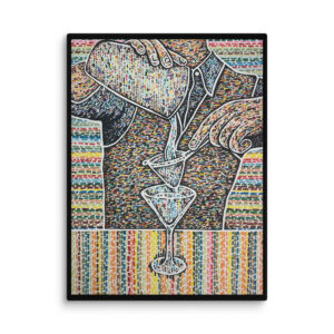 "Fifty/Fifty" Canvas Print (multiple sizes)